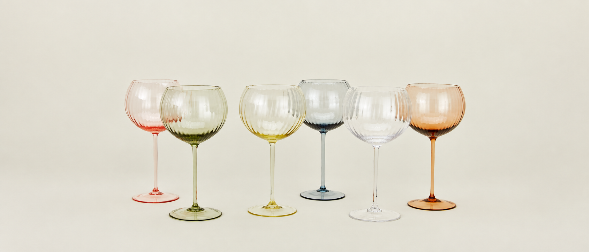 Cocktail glassware collection