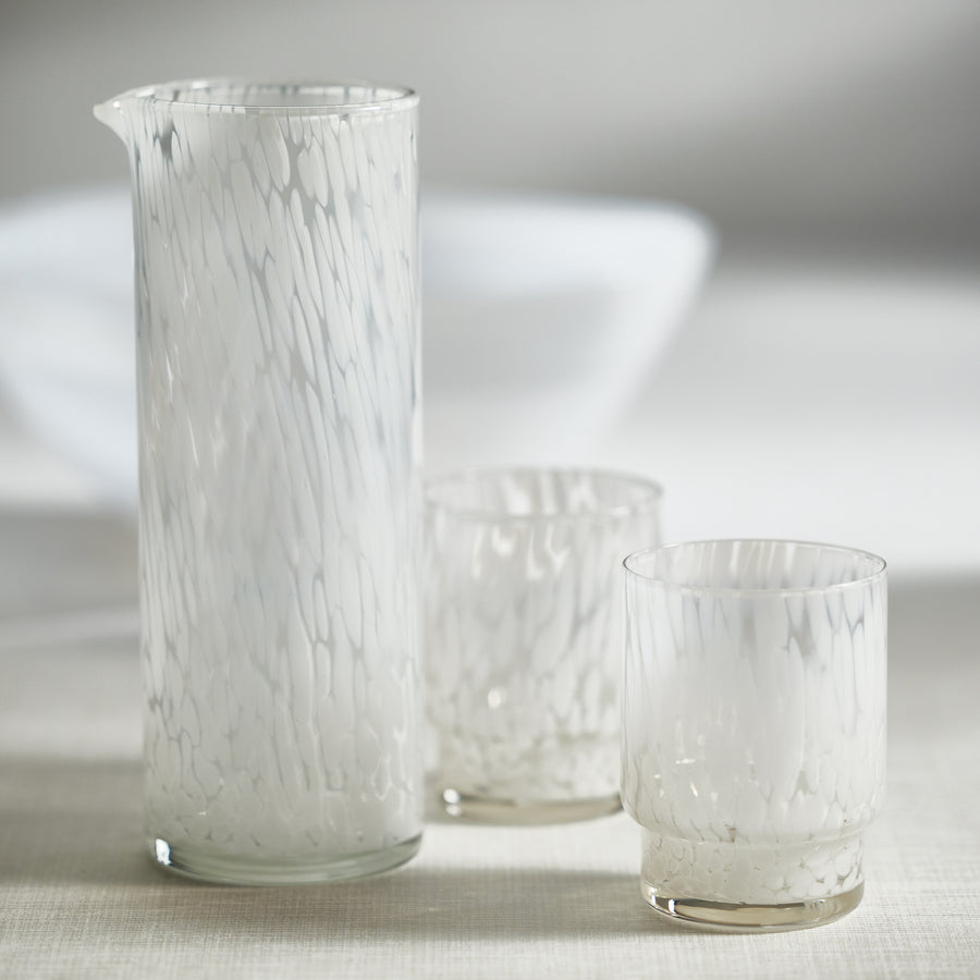 White Tortoise Glass Tumblers Set of 6 - Image 2