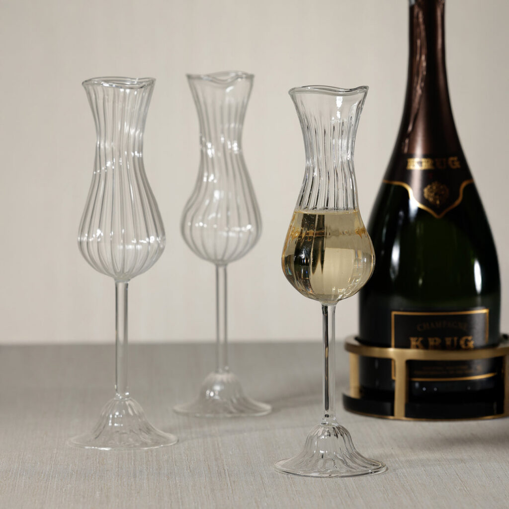 Fluted Champagne Glass Set of 4
