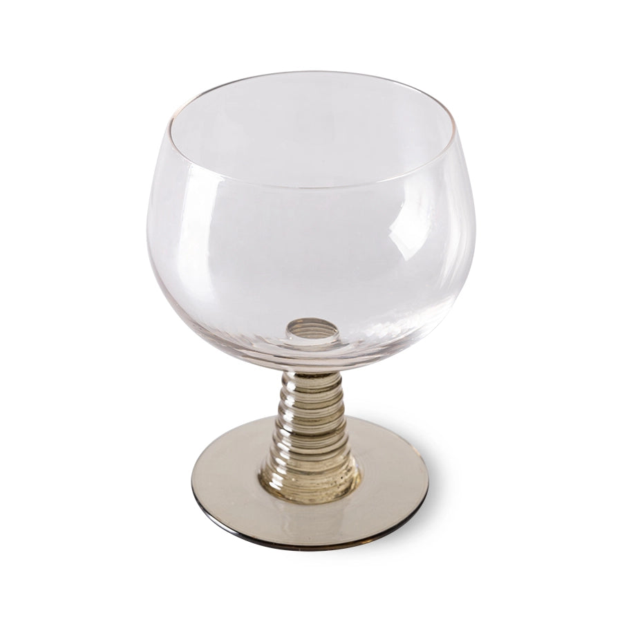 Green Low Stem Wine Glass - Image 4